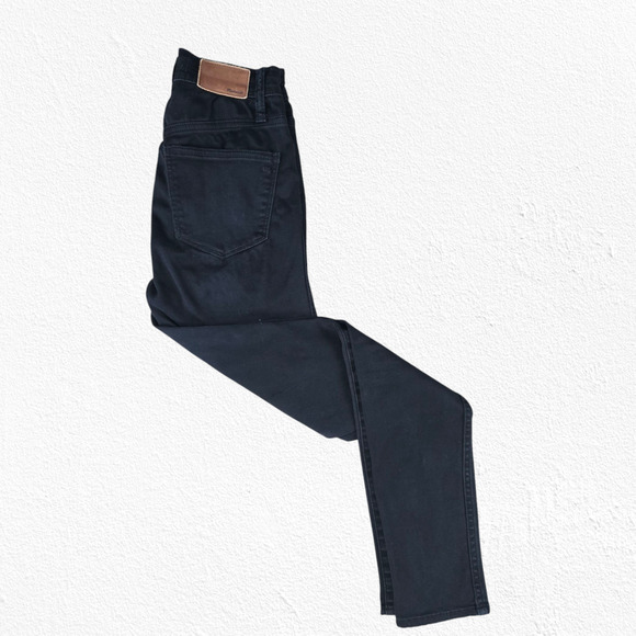 Madewell Black 10" High-Rise Sleek Stretch Classic Skinny Leg Jeans Size 24 - Picture 8 of 10